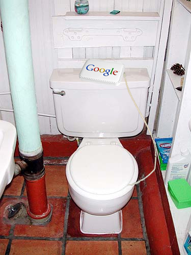 toilet met Google access point